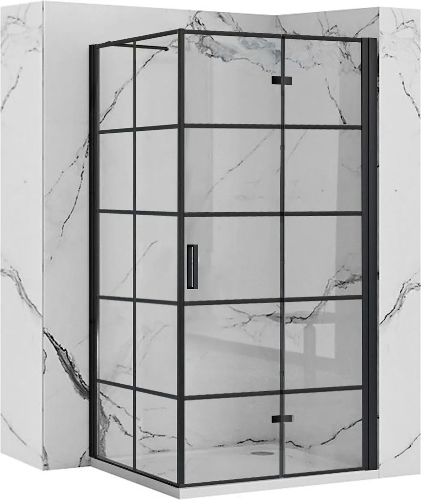 Душ кабина Rea Molier Black 90x80