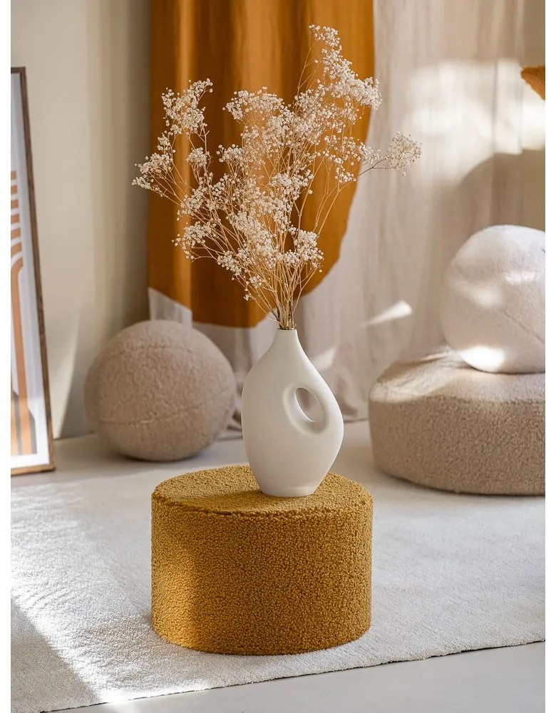 Кафяв детски пуф от букле – Wigiwama