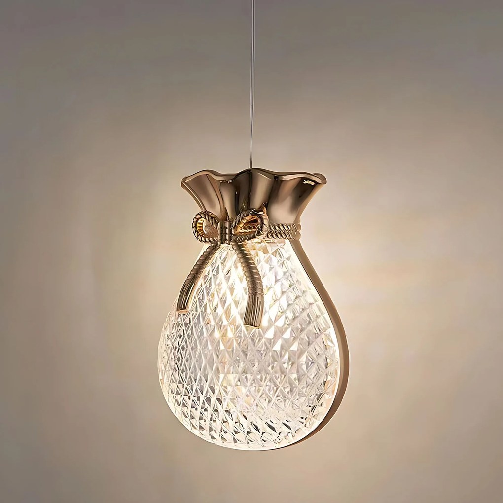 Висяща таванна лампа LHJ107-1CP light rose gold