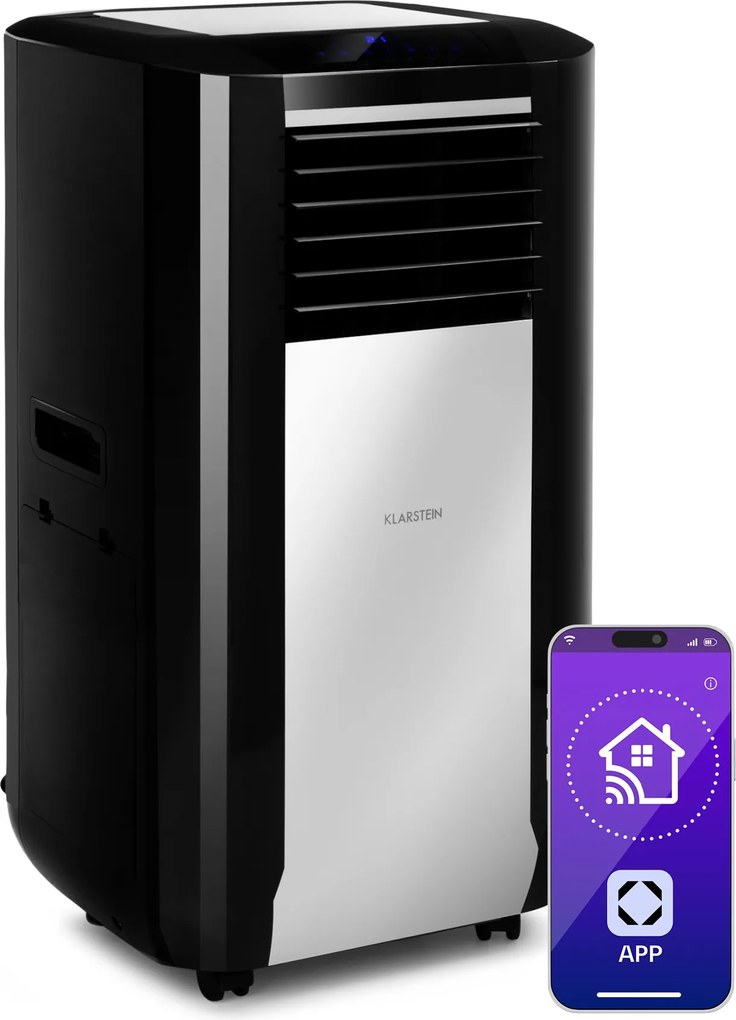 Klarstein Max Breeze Smart, мобилен климатик, 15000 BTU/h (4,4 kW), енергиен клас А