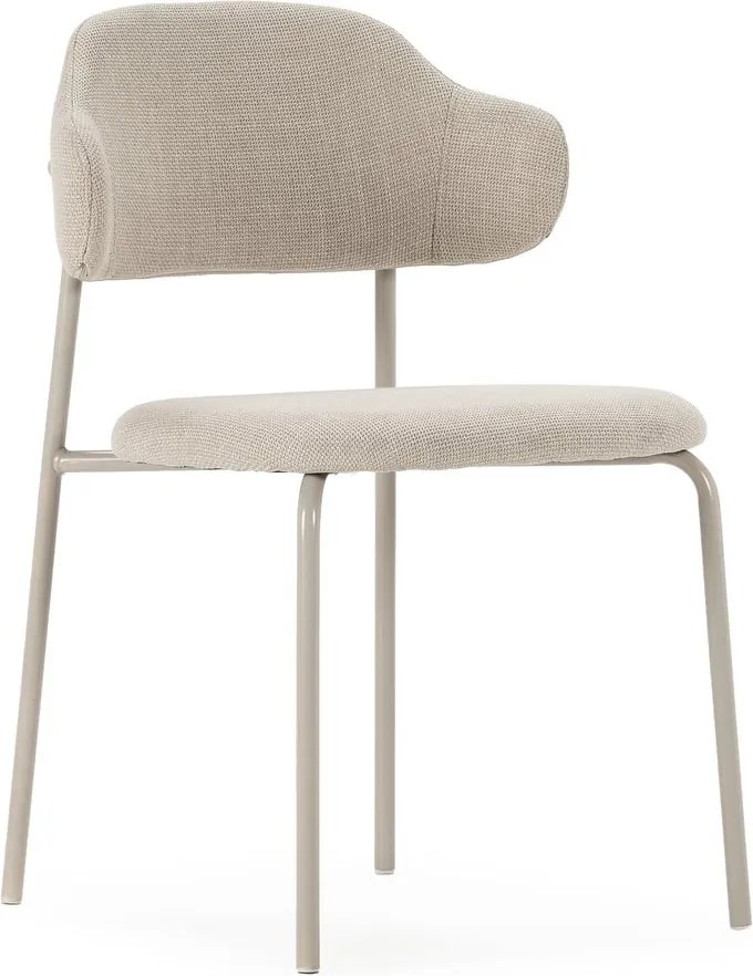 Кремави трапезни столове в комплект от 4 бр. Adriel – Marckeric