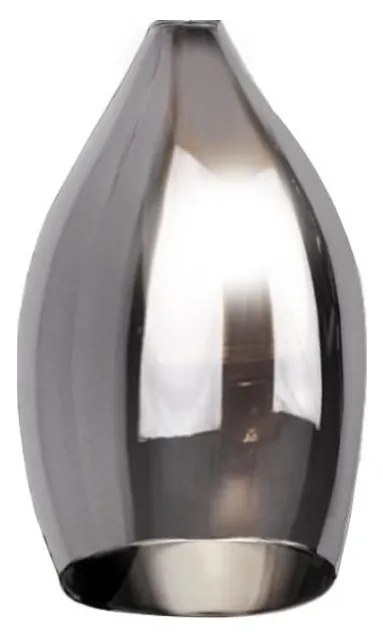 Azzardo - Резервно стъкло за полилей IZZA Ø 13 см сив