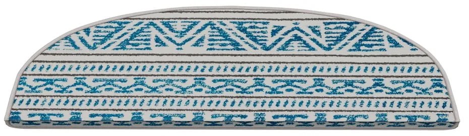 Сини килимчета за стълби в комплект от 16 части 20x65 cm Cottage Warmth - Vitaus