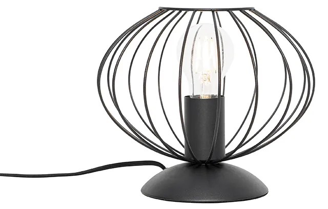 Индустриална настолна лампа черна - Margarita