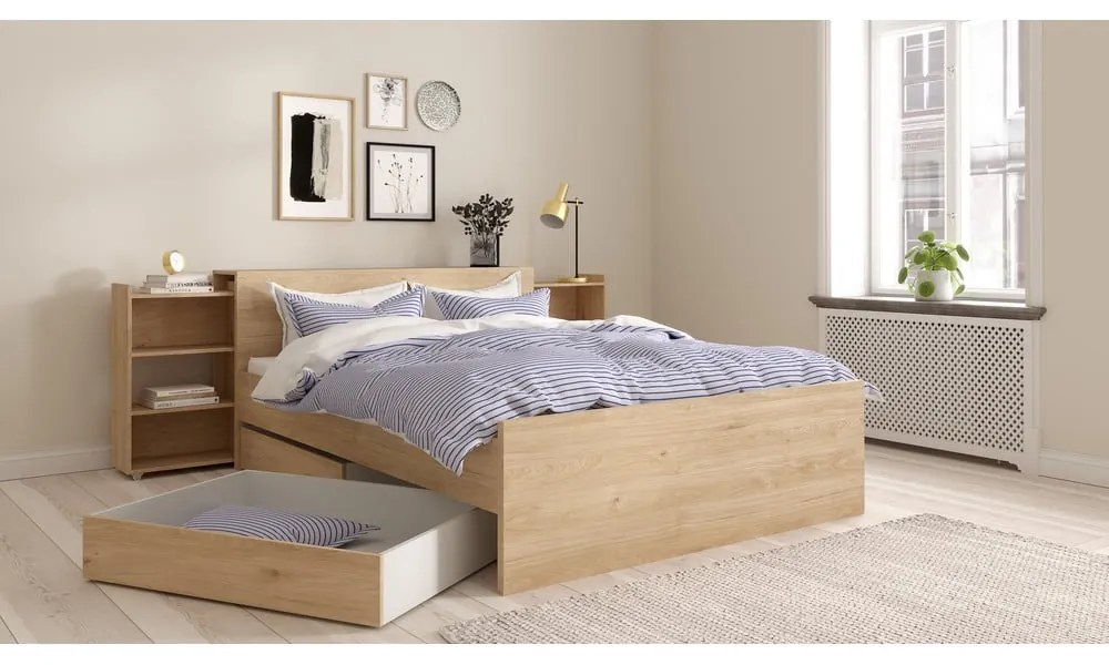 Табла за легло в естествен цвят 145x80 cm Naia – Tvilum