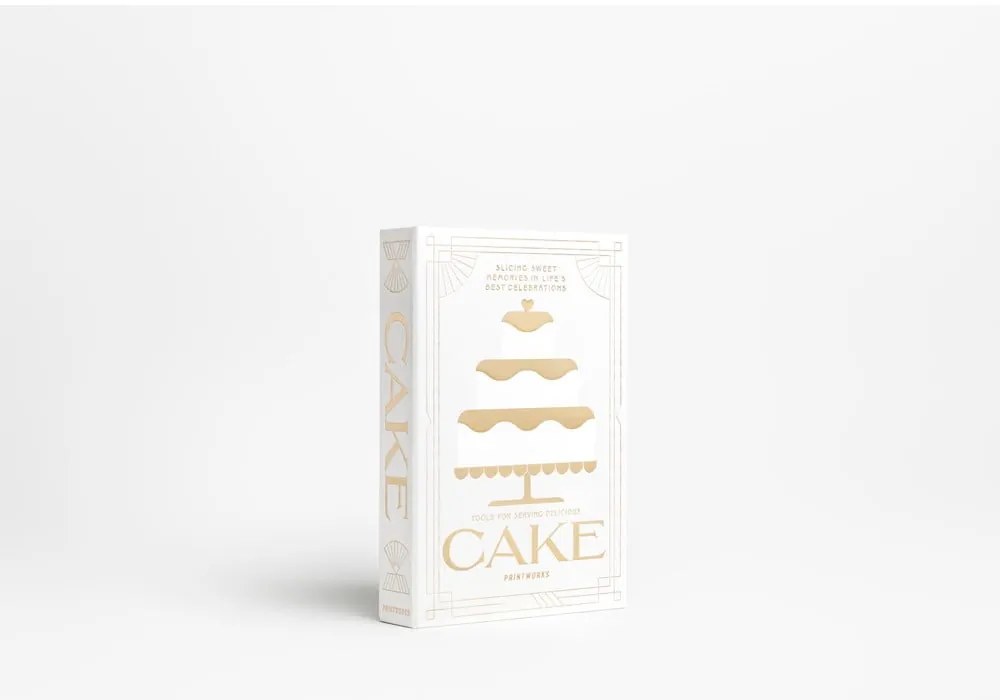 Бели/сребристи десертни вилици в комплект от неръждаема стомана The Essentials Cake Tools – Printworks