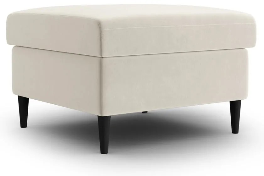 Бежова кадифена табуретка Kyoto – Cosmopolitan Design