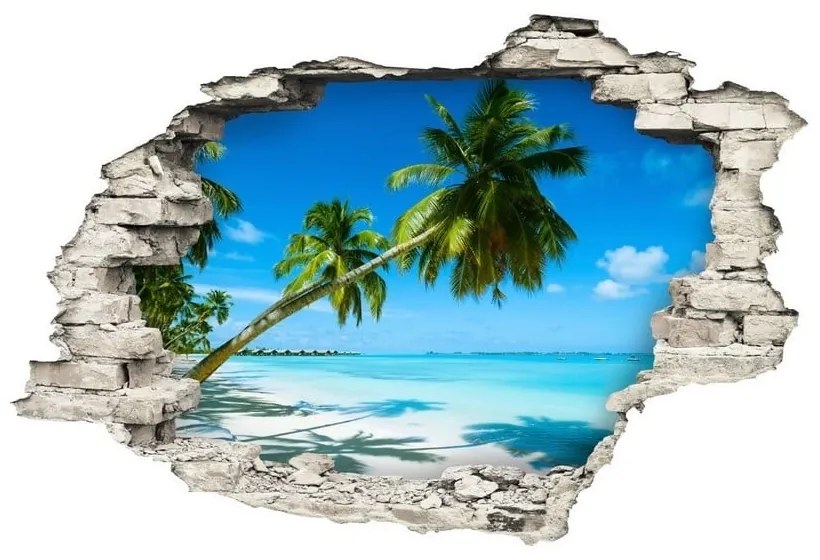 Стикер Пейзаж на плажа, 60 x 90 cm - Ambiance