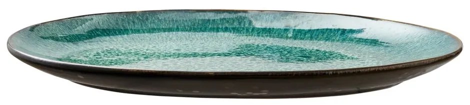 Зелена/черна глинена чиния за сервиране Gastro Green/Black – Bitz