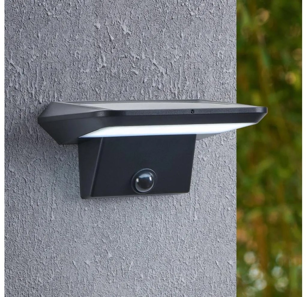 Eglo 48944- LED соларен стенен осветител със сензор PORRASSA LED/20W/3,7V IP44