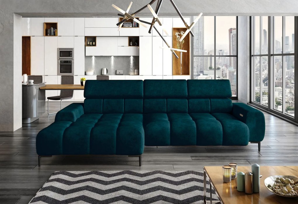 Ъглов диван Pallase mini-Left-Green