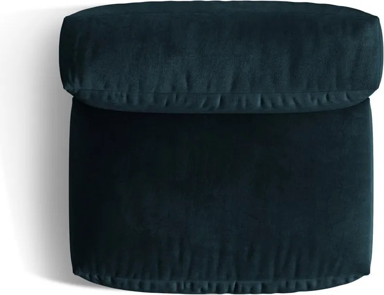 Тъмносин кадифен модул за диван (среден модул) Martina – Micadoni