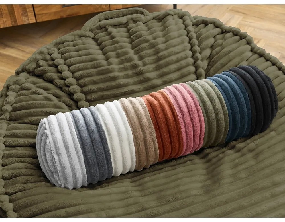 Зелен пуф от рипсено кадифе Socrate – Bobochic Paris