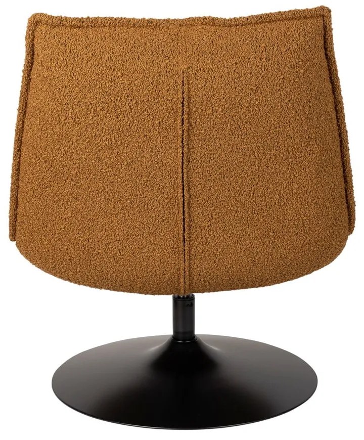 Стол в цвят охра от плат bouclé Jax - White Label