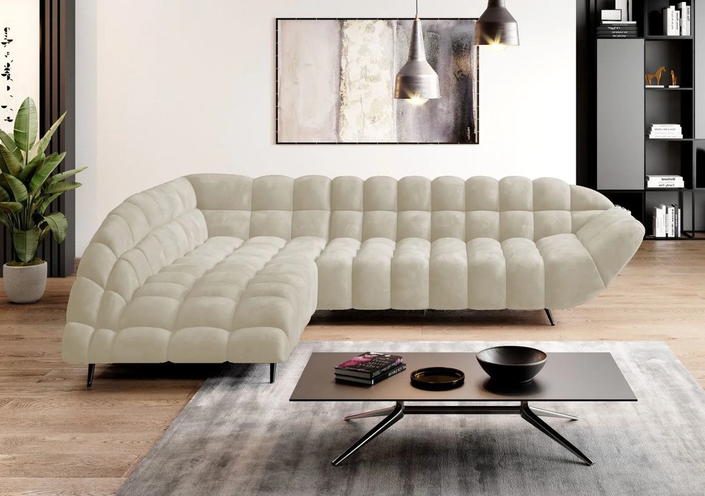 Ъглов диван Dolphin-Ekrou-Left