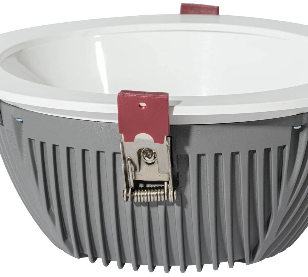 Комплект от 6 вградени спота бели, включително LED 3000K-5000K - Elias