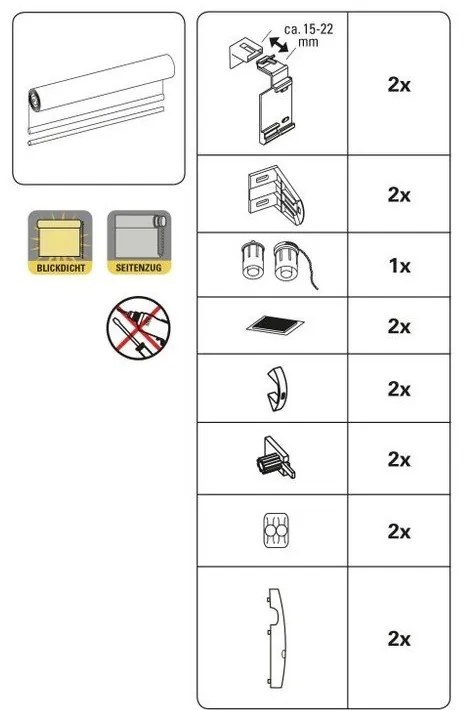 Светлосива ролетна щора 72,5x150 cm Mini Termo – Gardinia