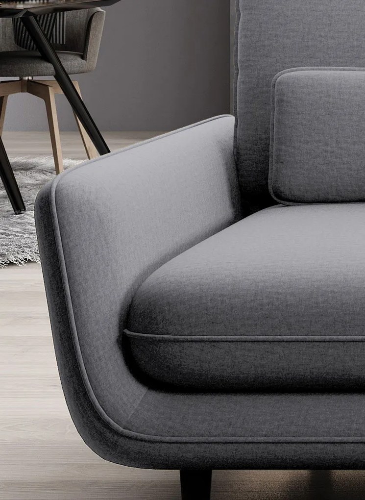 Диван Сирано двуместен-Сив