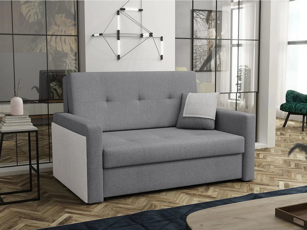 Разтегателен диван Vivia Mel II-Gkri skouro - Gkri anoixto