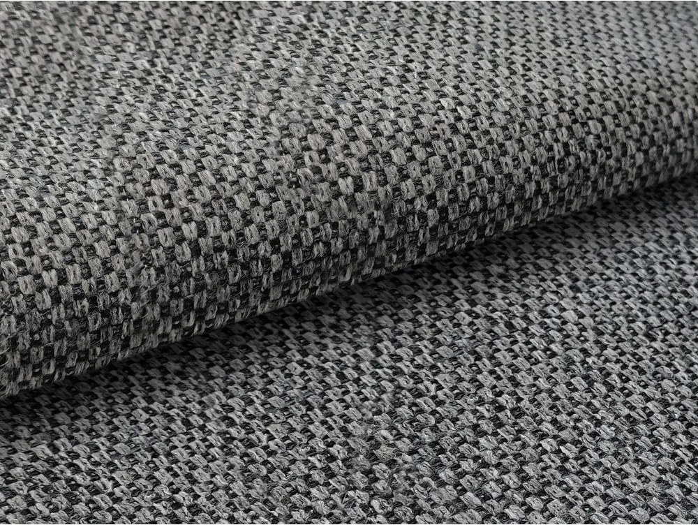 Тъмносиво двойно тапицирано легло с място за съхранение и включена подматрачна рамка 160x200 cm Mano – Makamii