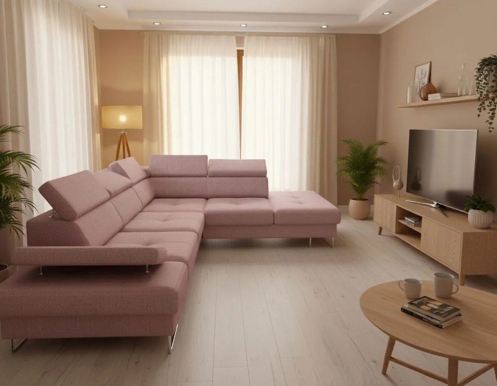 Ъглов диван Gelito-Roz-Left