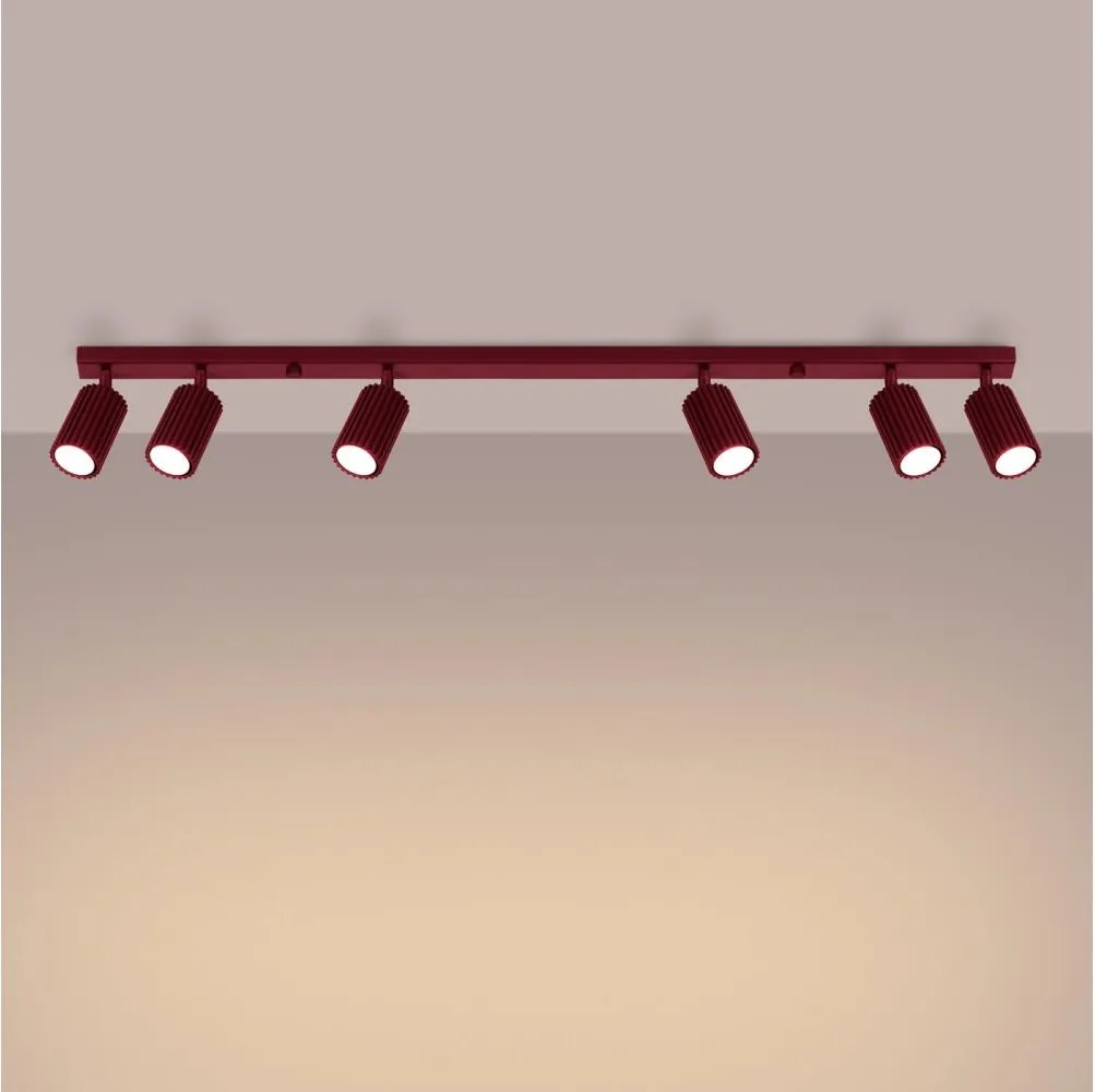 Brilagi - LED точково осветително тяло CRESTO 6xGU10/10W/230V бордо