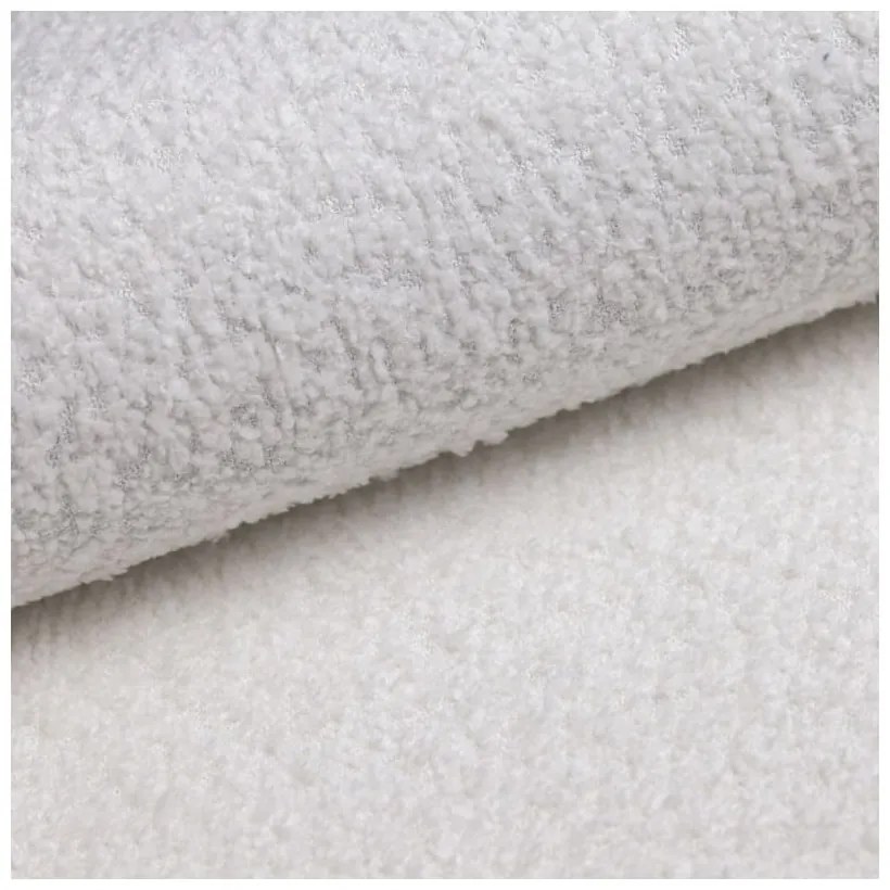 Бяло двойно легло 140x200 cm тапицирано без ламелно дъно Mattis – Meise Möbel