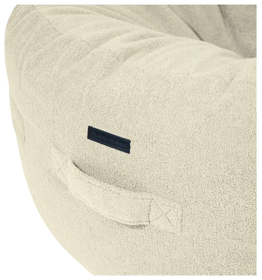 Светлосив пуф от букле Roll 135 – SLOWDOWN