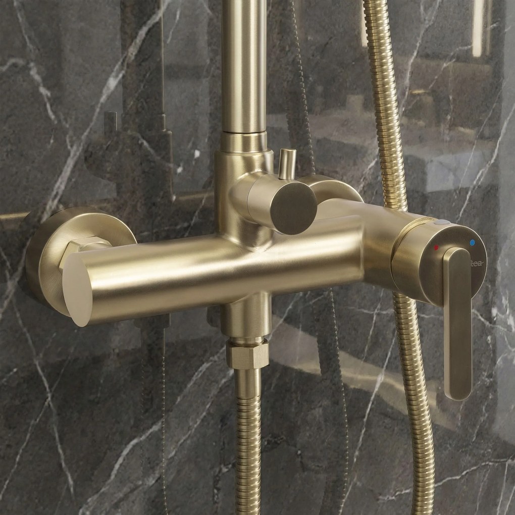 Комплект за душ Rea Ontario Brush Gold