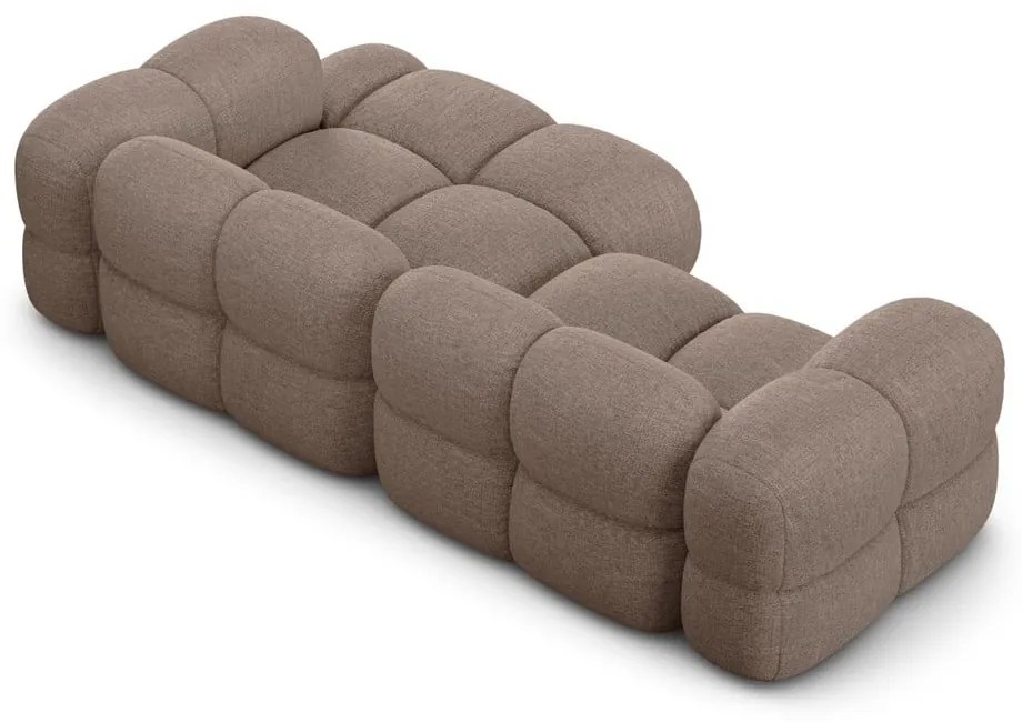 Кафяв ъглов диван (десен ъгъл) Loretto – Cosmopolitan Design