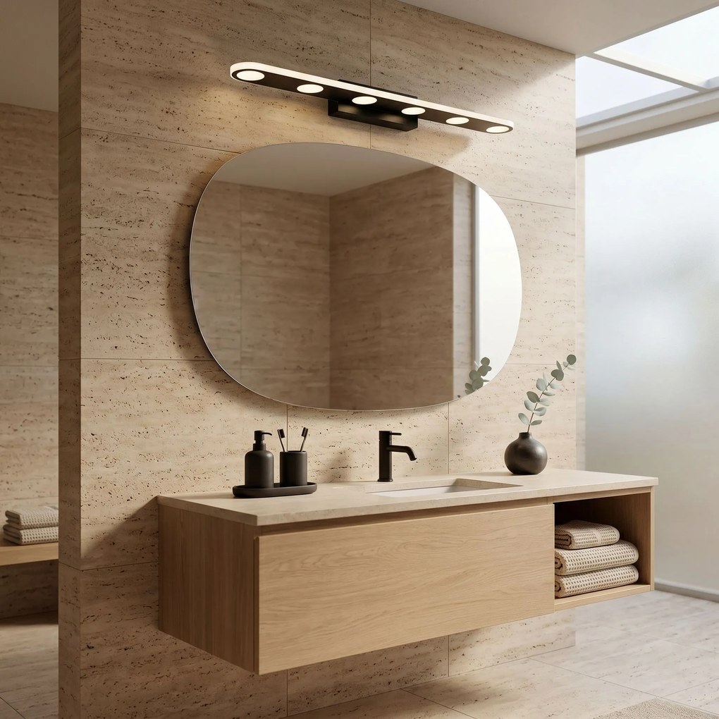 LED аплик за баня SWE055-W BLACK