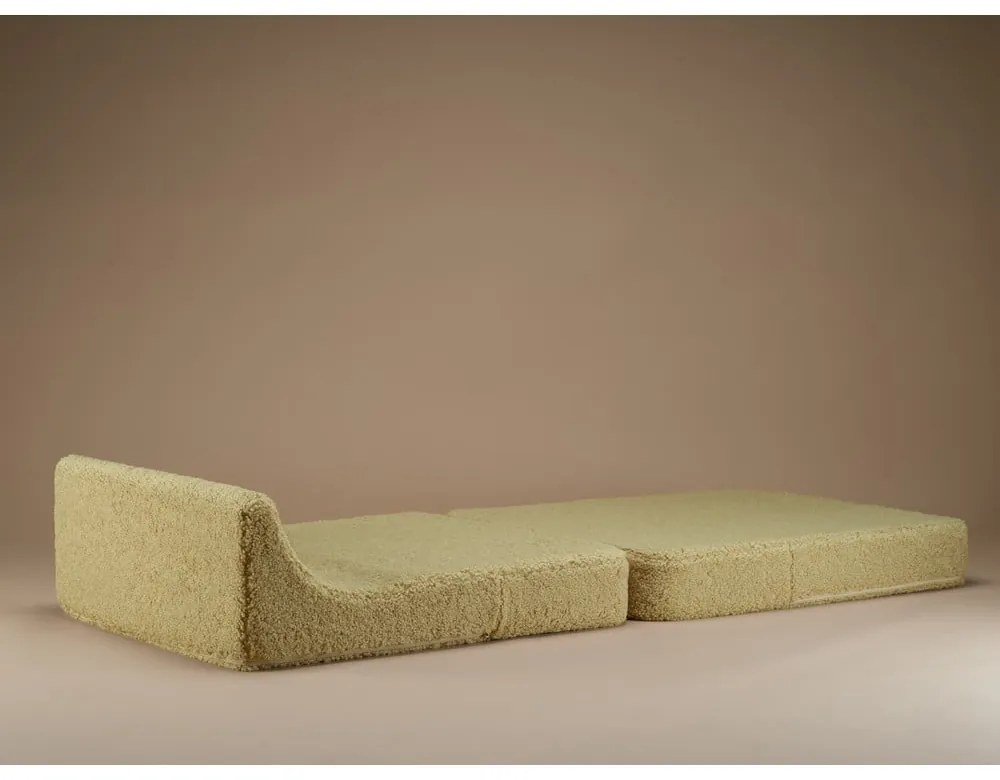 Зелен детски стол от букле Flipster – Wigiwama