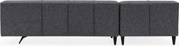 Тъмно сив ъглов диван , ляв ъгъл Jivago - Artie