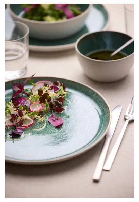 Бяла/зелена глинена купичка 400 ml Gastro White/Green – Bitz