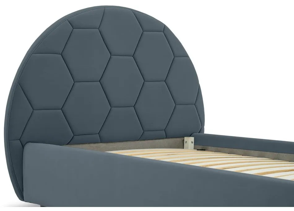 Синьо детско легло 90x200 cm Mercury – Scandic