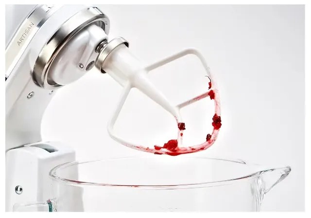 Разопакован: Планетарен миксер KitchenAid Artisan Elegance 5KSM175PSECA, 300W, 4.8 л, Direct drive, 10 скорости, Червен