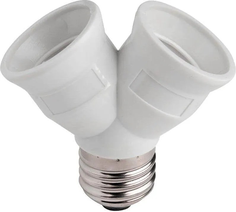 Преходник за две фасунги Е27