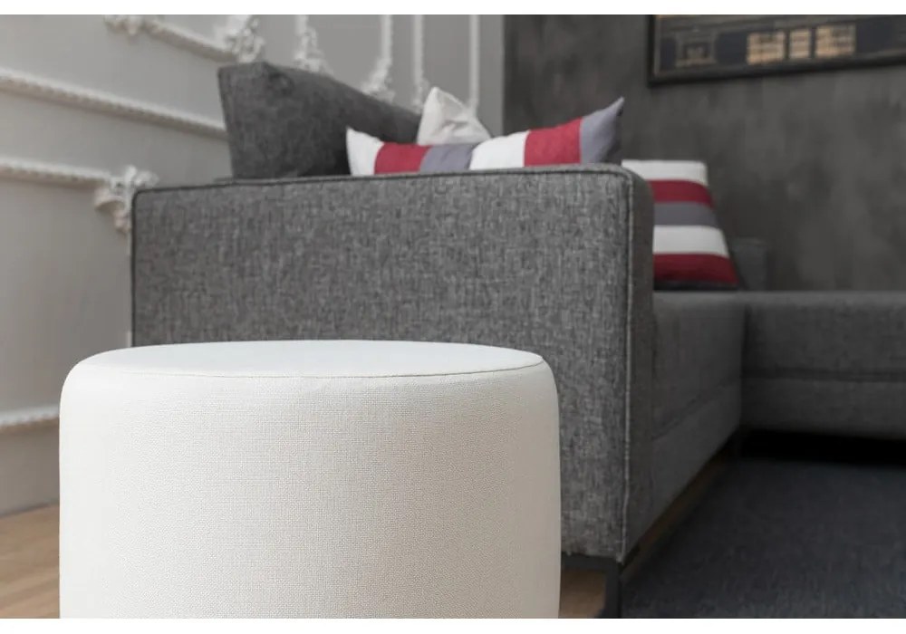 Бяла табуретка Silindir – Balcab Home