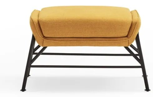 Жълта табуретка за крака Sadira - Teulat