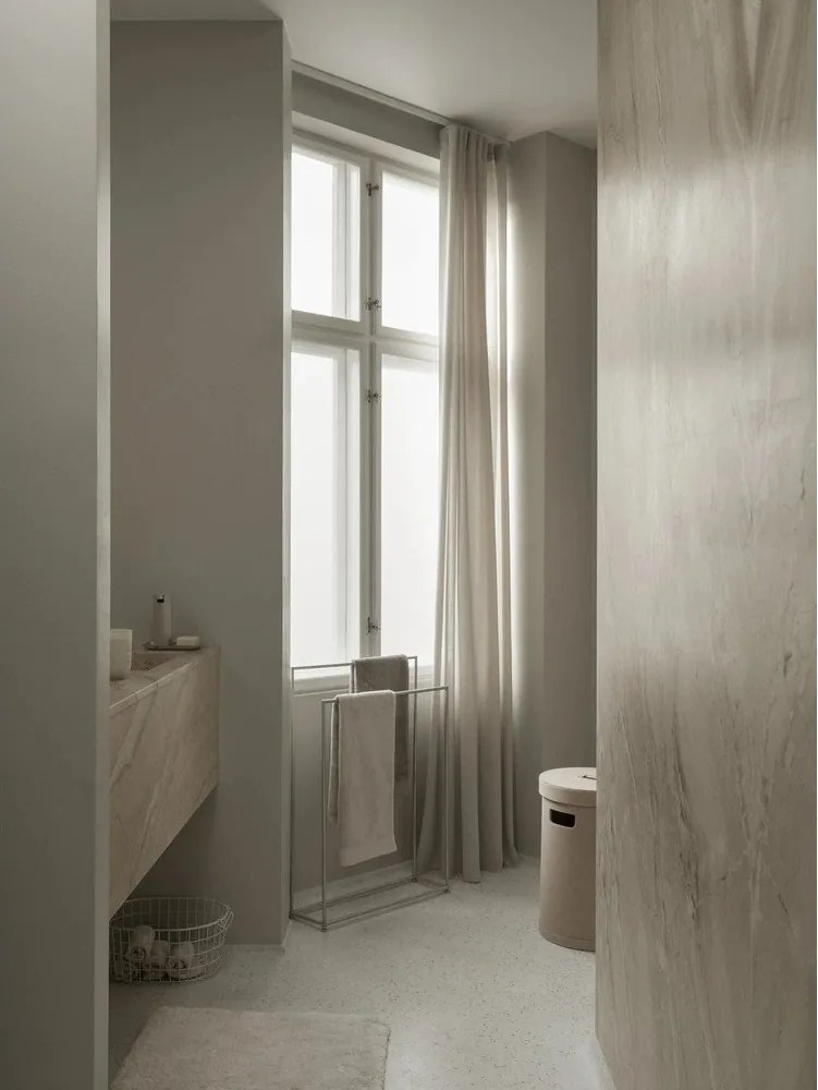 Кремав килим за баня 70x140 cm Tuufa – Blomus