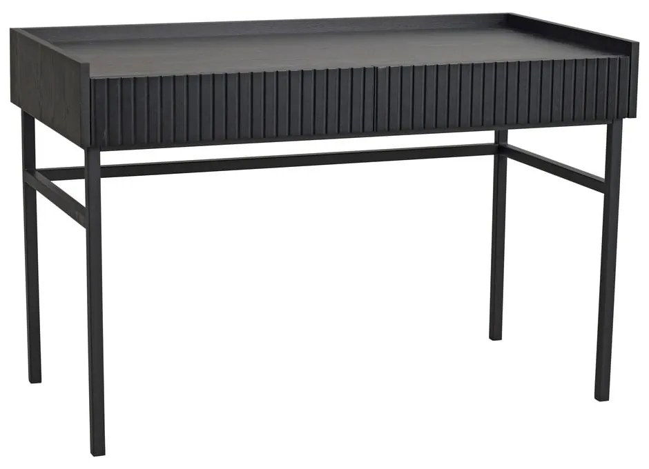 Работна маса с дъбов плот 120x61 cm Halifax - Rowico