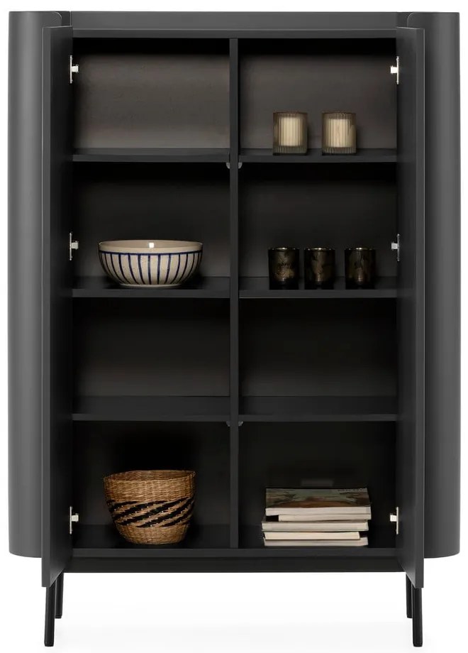 Черно шкафче 100x140x40 cm Willa – MOME