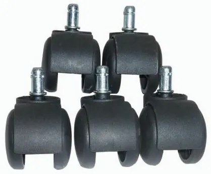 Колела за Офис столове, комплект от 5 броя (5 τεμάχια)