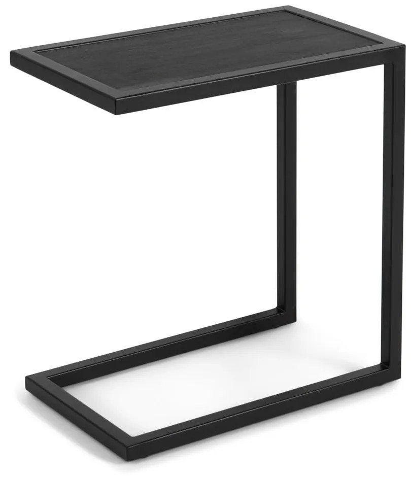 Странична масичка с дъбова дървена плоскост 50x30 cm Daniël – Spinder Design