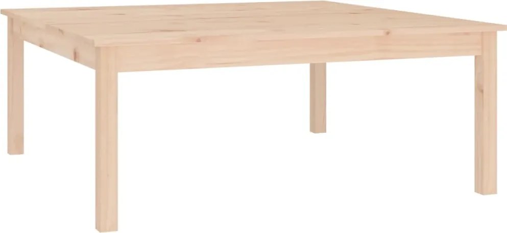 814289 vidaXL Кафе маса, 100x100x40 см, борово дърво масив