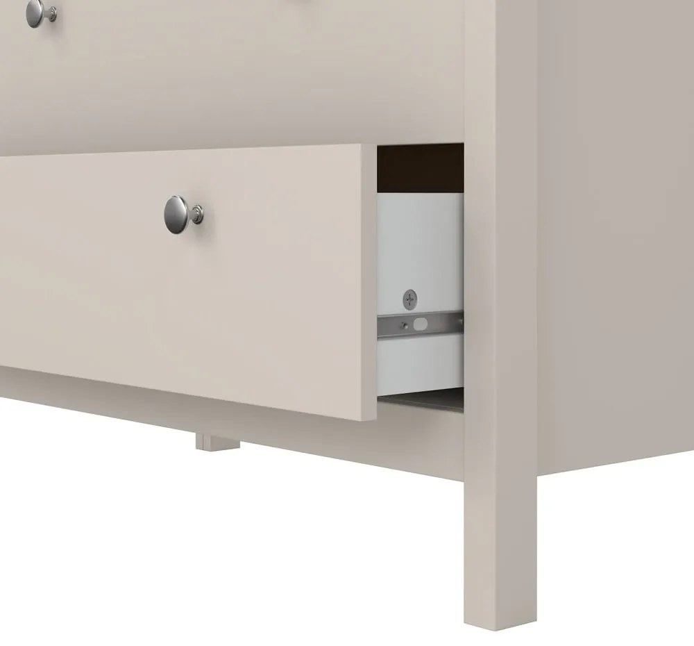 Сиво-бежов скрин 82x80x38 cm Madrid – Tvilum