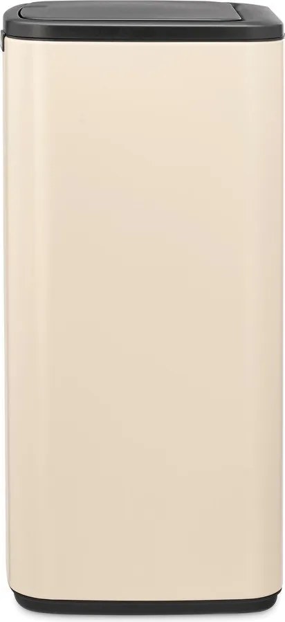 Бежово стоманено кошче за боклук отваряне с докосване 30 l Bo Touch – Brabantia
