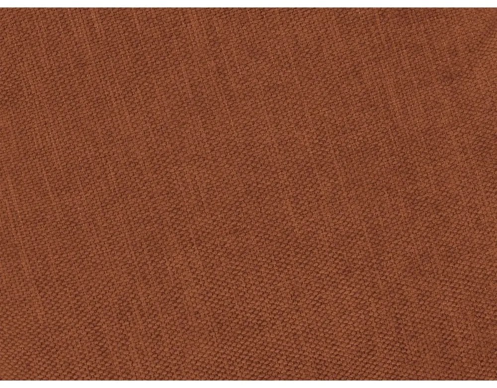 Сгъваем/с място за съхранение ъглов диван в тухлен цвят (десен ъгъл/L форма) Fuji – Bobochic Paris