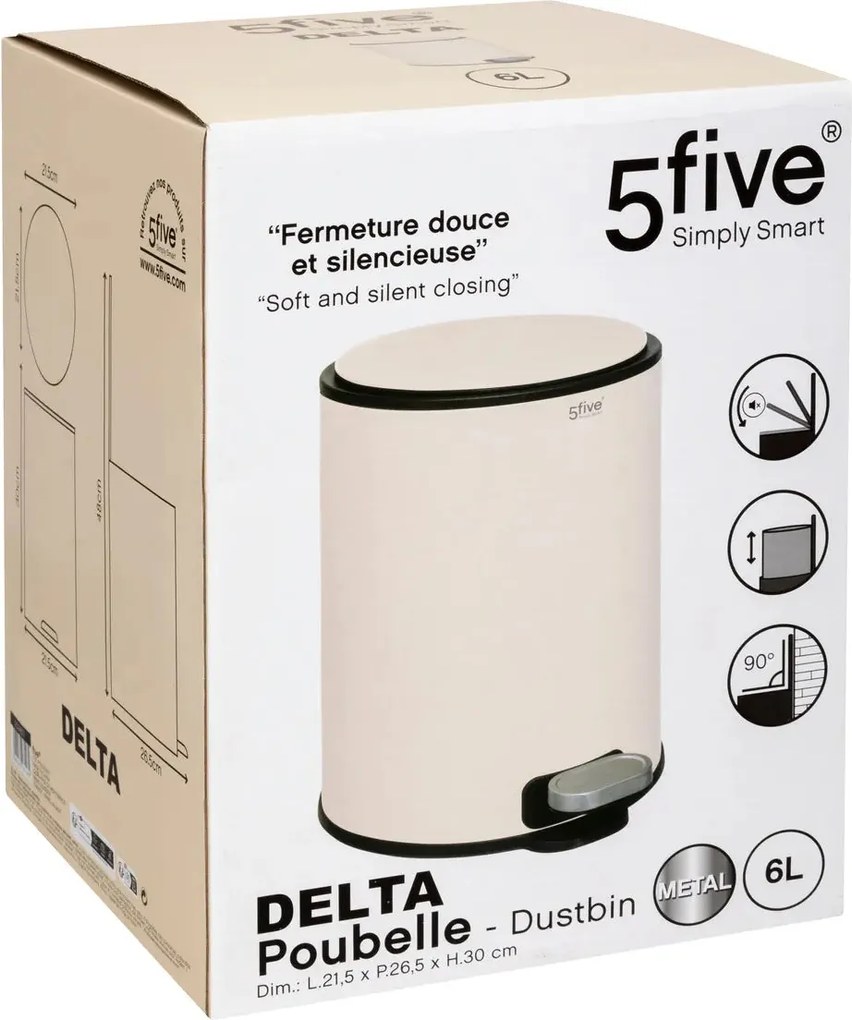 Кош 5five Delta, Метал, 6 L - Карбон