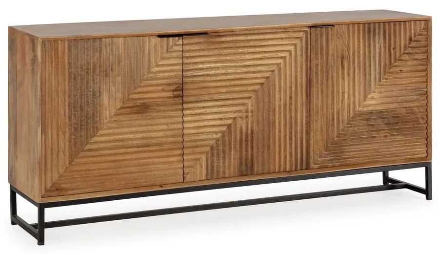 Скрин от масивно манго в естествен цвят 170x79x40 cm Nereida – MOME